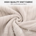 thumbnail image 6 of Women's V Neck Ribbed Knit Long Sleeve Tops Casual Bishop Sleeve Pullover Shirts for Fall Daily Wear, 6 of 7