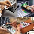 thumbnail image 4 of Bank Card Skin Cover, Hundred Dollar Bill Credit Card Stickers, Personalized Stocking Stuffers Gift, 4 Pack, 4 of 4