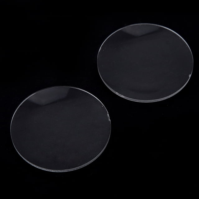 Replacement 2pcs 50mm Diameter Acrylic Magnifying Glass Lens Reading Magnifier Lens Replacement