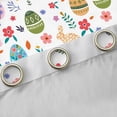 thumbnail image 4 of Manfei Boho Dinosaur Egg Black Out Curtains,Cute Cartoon Flower Curtains Pack of 2 (42x63 Each),Kawaii Rabbit Print Bedroom Curtains For Girls Kids,Breathable Home Decor, 4 of 6