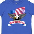 thumbnail image 4 of Inktastic American Flag Made in the USA with Bald Eagle Boys or Girls Toddler T-Shirt, 4 of 5