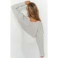 thumbnail image 5 of ORUYROP Boléro Pull pour Femmes Tenue d'Automne Cardigan Court en Tricot Manches Longues Y2K Ouvert devant pour Sortir, 5 of 5