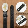 thumbnail image 6 of WHIPPY Kids Leather Belt for Boys Girls Western Cowboy Cowgirl Genuine Leather Belt for Jeans Dresses Gift, 6 of 7