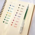 thumbnail image 3 of SUTENGDA Glitter Pens  Retractable Metallic Sparkle Colorful Glitter Gel Ink Pen 18 Colors a Set for Coloring Pattern Drawing Artistic Creation, 3 of 6
