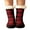 Red/Black/Green/Pink, variant on SHIBAOZI Women's Breathable Polyester Slipper Socks, Multicolor