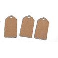 thumbnail image 4 of 100 Pcs Kraft Paper Gift Tags - Brown Rectangle Craft Hang Tags 26s, 4 of 4