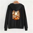 thumbnail image 5 of Halloween Spooky Season Hoodies Women Ghost Graphic Long Sleeve Shirt Halloween Oversized Pullover Tops, 5 of 7