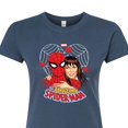 thumbnail image 3 of Marvel Spider-Man - Mary Jane Valentine - Juniors Fitted Graphic T-Shirt, 3 of 5