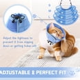 thumbnail image 6 of Walbest Cat Cone Collar, Soft Comfortable Cat Recovery Collar for Post-Surgery Healing And Anxiety Prevent Adjustable Breathable for Cat, 6 of 10