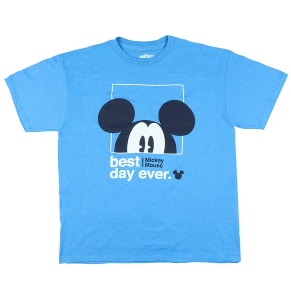 Disney Mickey Mouse Big Boys' Best Day Ever Graphic Print T-Shirt