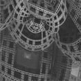 thumbnail image 1 of Ahgly Company Machine Washable Indoor Square Transitional Charcoal Black Area Rugs, 5' Square, 1 of 7