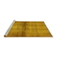 thumbnail image 2 of Ahgly Company Machine Washable Indoor Rectangle Abstract Yellow Modern Area Rugs, 4' x 6', 2 of 4