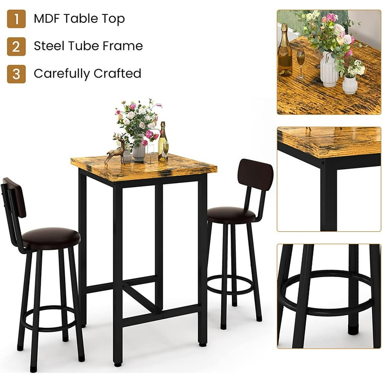 Barstool table best sale and chairs