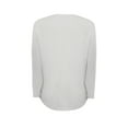 thumbnail image 5 of Blusa de mujer con estampado de manga larga con botones y cuello redondo, parte superior suelta informal Fridja  hj4483, 5 of 5