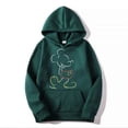 thumbnail image 3 of Mickey Mouse Line Pop Unisex Hoodie Cartoon Fashion Couple Oversized Sweatshirt Tops Spring Autumn Pullover, 3 of 7