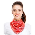 thumbnail image 3 of CBC Crown Women's Christmas Theme Lightweight Soft Silk Feeling Scarf 35" x 35" or 21" x 21", 3 of 7