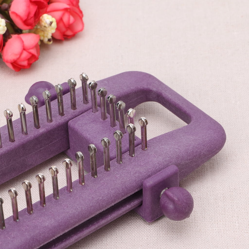 Adjustable Sock Loom Knitting Socks Scarf Hat DIY Hand Craft Tool Plastic
