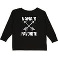 thumbnail image 3 of Inktastic Nanas Favorite Grandson Gift Boys or Girls Long Sleeve Toddler T-Shirt, 3 of 5