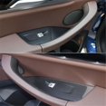 thumbnail image 3 of Reposabrazos de puerta interior para coche izquierdo, cubierta para manija de puerta interior para X3 G01 G02 F97(m)x4 G08 F98(m)2018-2021 Bl, 3 of 5