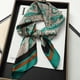 thumbnail image 2 of Nuevo diseño de chal satinado con estampado de leopardo salvaje, pañuelos cuadrados de seda para el cuello para mujer, pañuelo para mujer, 2 of 5