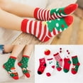 thumbnail image 3 of SILVERCELL 5 Pairs Christmas Socks Kids Warm Socks Children Santa Claus Boys Girls Toddler Winter Autumn Socks 1-12T, 3 of 3
