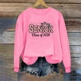 thumbnail image 3 of HongQid Sweatshirts for Women Graphic Crewneck Long Sleeve Loose Fit Tops Fashion Outfit, 3 of 5