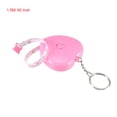 thumbnail image 2 of Uxcell 60 Inch Retractable Measuring Tape Heart Shape 1.5 Meter Pink 1pcs, 2 of 5