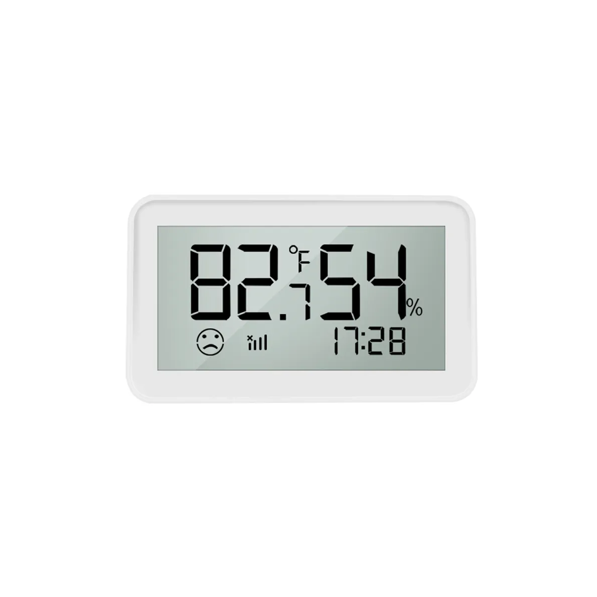 Smart Thermometer Hygrometer: Wi-Fi Enabled Room Temperature Monitor with APP Alerts, Linkable to Humidifiers and Temperature Regulation Devices, Simple Elegant Design, White