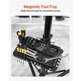 thumbnail image 2 of VEVOR Bike Repair Stand, 85 lb Heavy-duty Bicycle Work Stand with 40.7-64.1 in Adjustable Height & Magnetic Tool Tray, 2 of 9