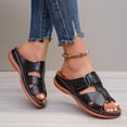 thumbnail image 7 of Xdegoge Womens Orthopedic Sandals Arch Support Cross Strap Open Toe Summer Beach Shoes Hollow Out Walking Ladies Dressy Slippers Casual Mules Clogs, 7 of 7
