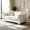 Beige, variant on AUU Classic 62" Chesterfield Two-Seater Velvet Sofa with Rolled Arms & Nailhead Trim – Luxurious Compact Couch for Living Room, Bedroom, or Apartment, Timeless Cloud Comfort Design