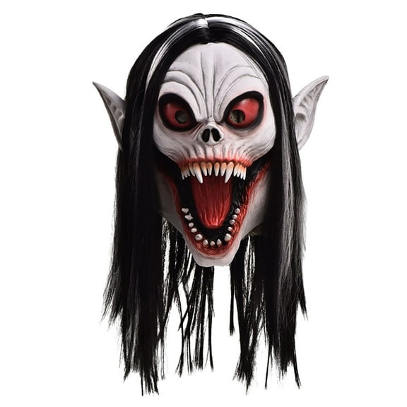 OAVQHLG3B Halloween Decorations Halloween Horror Hood M_ask Halloween Horror Masquerade Haunted House Room Props Cosplay Halloween Costumes