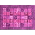 thumbnail image 1 of Ahgly Company Indoor Rectangle Abstract Pink Modern Area Rugs, 2' x 3', 1 of 4