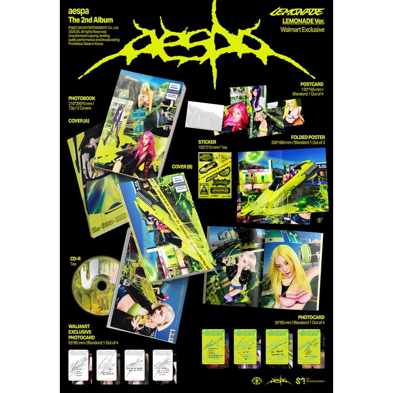aespa-The 2nd Album 'LEMONADE' (LEMONADE Ver.) (Walmart Exclusive