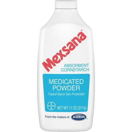 Mexsana Medicated Powder, Skin Protectant Irritation Relief, 11