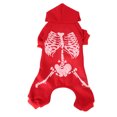 thumbnail image 2 of Ropa para perros ropa para gatos con estampado de calavera roja cachorro de gato para perro mascota ANGGREK Otros, 2 of 7