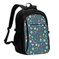 thumbnail image 1 of Balery Sports Ball Mochila con carga USB para hombre y mujer - Mochila impermeable y antirrobo para laptop con puerto USB para viajes, trabajo, 1 of 7