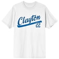 thumbnail image 6 of MLBPA Clayton Kershaw 22 Adult White Crew Neck Short Sleeve T-shirt-Large, 6 of 7