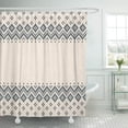 thumbnail image 1 of BSDHOME Winter ChristmasxMas Knitted Abstract and Border Pattern Shower Curtain 60x72 inches, 1 of 1