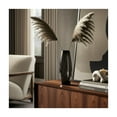 thumbnail image 3 of Glam Glass Vase - Tall Modern Decorative Centerpiece for Home, Office & Living Room - Elegant Accent for Flowers & Pampas Grass - 20" Black, 3 of 13