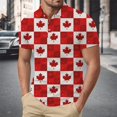 thumbnail image 2 of Mens Golf Polo Shirts Casual Shirt Summer Short Sleeve Printed T Shirt, 2 of 5