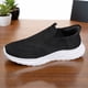thumbnail image 4 of Slip-Ons slip-Ons punto técnico deportivas informales para correr zapatos (Blanco y 45), 4 of 9