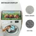 thumbnail image 6 of ZIATUBLES Guinea Pig Flower Beach Washing Machine Top Dust Cover Washer and Dryer Top Protector Mat for Laundry Room Versatile Home Kitchen Decor Accessories, 24 x 19.7 Inch, 6 of 7
