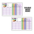 thumbnail image 3 of Scout Cookies Order Form Grid with Cookies  30 pk 8.5x5.5 Card Hand Out Neighbors Sales Tracker Booth Sold Here Door Hanger Thank you Stickers Purple Little Brownie Pink, white, 3 of 4