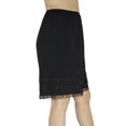 thumbnail image 2 of Underworks Cotton Knit Snip-A-Length Pettipants Culotte Slip Bloomers Split Skirt, 2 of 5
