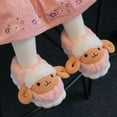 thumbnail image 5 of Vedolay Toddler Slippers Cozy Soft Anti-Slipe Soft Plush Warm House Slippers Pink,28, 5 of 5