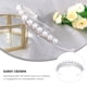 thumbnail image 3 of KAKOWELY 1 pieza elegante tocado de novia con corona de perlas brillantes tocado de boda, 3 of 5