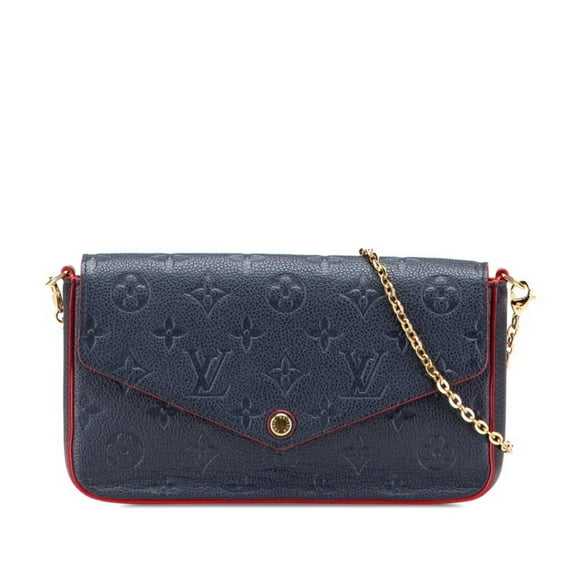 Pre-Owned Louis Vuitton Monogram Empreinte Pochette Felicie Crossbody Chain Shoulder... (Good)