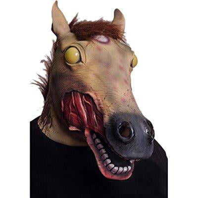 light-up zombie horse head mask