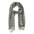 thumbnail image 3 of Peach Couture Animal Leopard Print Sheer Scarves Summer Shawls Wraps Fringes, 3 of 8